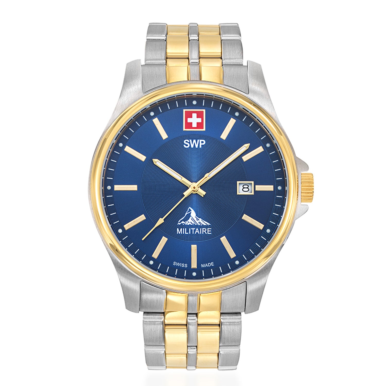 Swiss Military Swiss Mens Watch in Stainless Steel - Silver_8741615