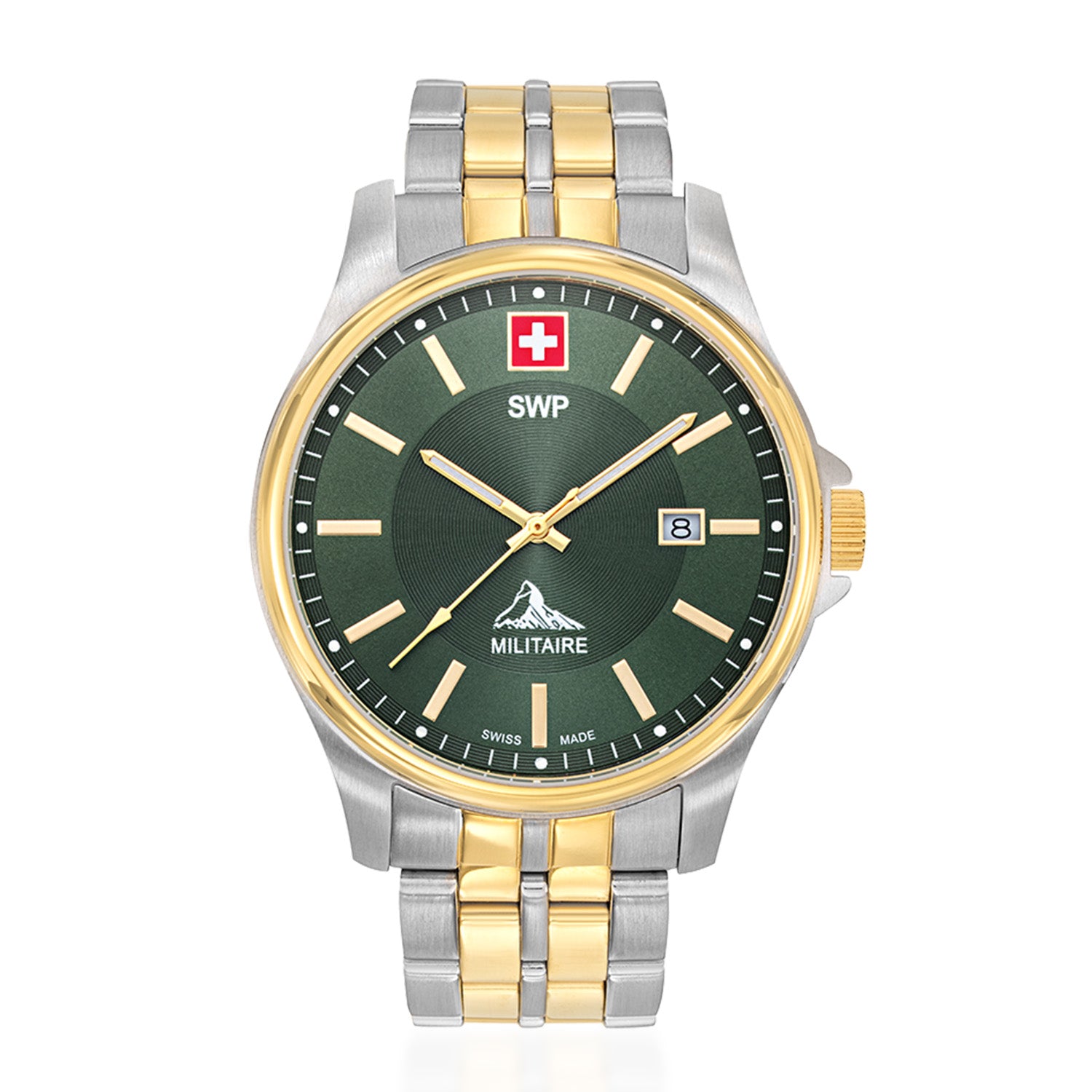 Swiss Military Swiss Mens Watch in Stainless Steel - Silver_8741621