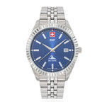 Swiss Military Swiss Mens Watch in Stainless Steel - Silver_8741654