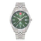 Swiss Military Swiss Mens Watch in Stainless Steel - Silver_8741655