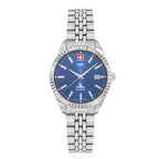Swiss Military Swiss Mens Watch in Stainless Steel - Silver_8741668