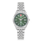 Swiss Military Swiss Mens Watch in Stainless Steel - Silver_8741669