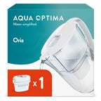 Aqua Optima Oria 2.8L Water Filter Jug with 1 Evolve+ Filter Cartridge  - White_8758894