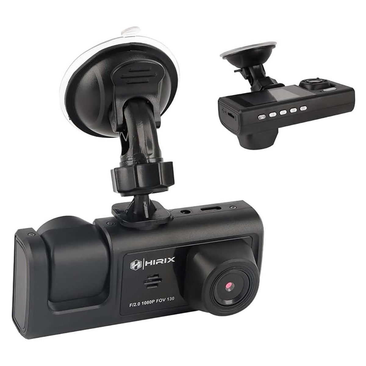Smart Car Dash Cam with WiFi, Motion Detection & 24-Hour Parking Monitor - Black_8759996