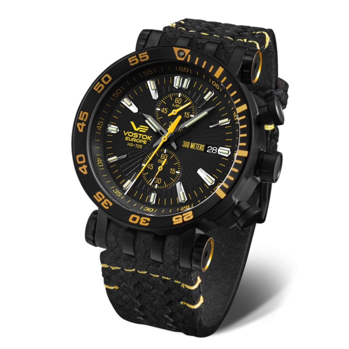 Vostok Europe Energia VK61 Mecha-Quartz Watch – Black