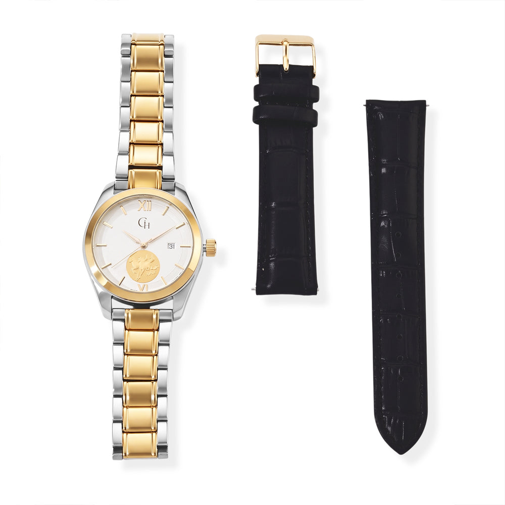 CROWNE & HOLT Watch Pure White Stainless Steel Wt.120.19 Gms_8772726