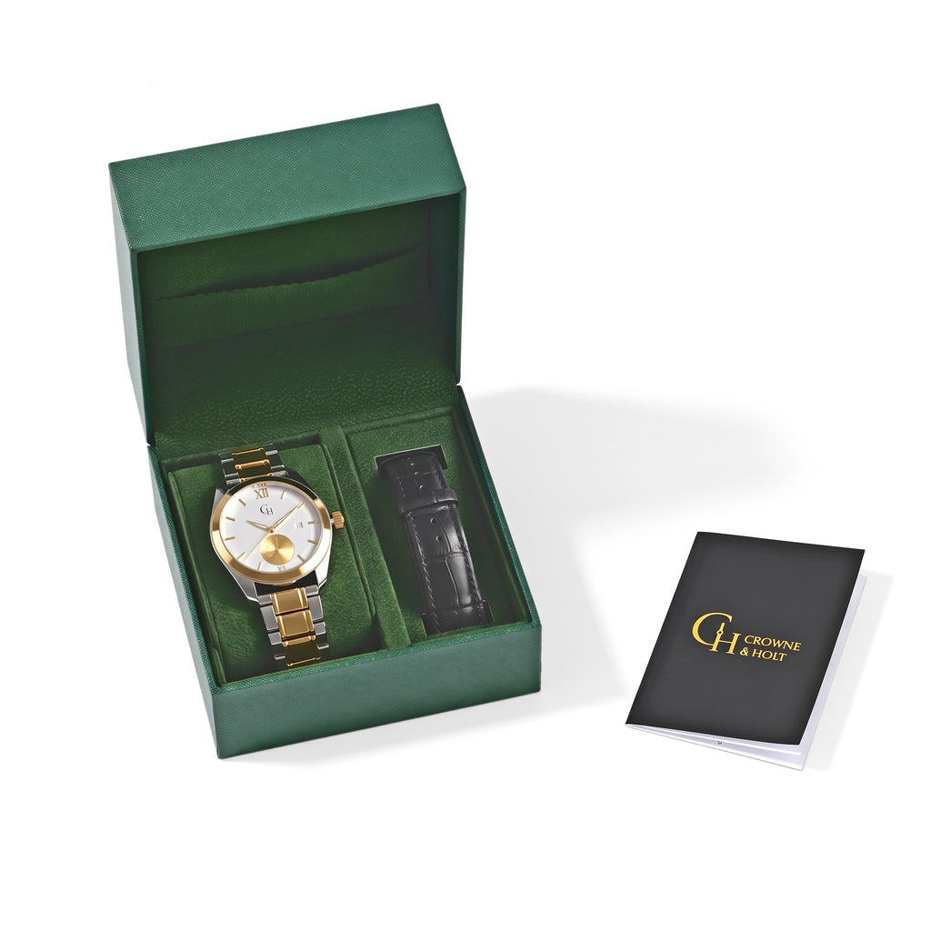 CROWNE & HOLT Watch Pure White Stainless Steel Wt.120.19 Gms_8772726_7