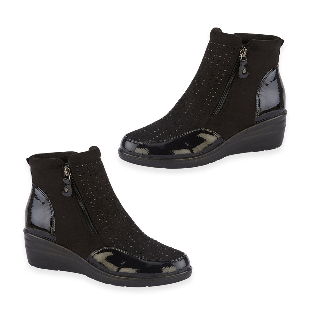 Jo & Joe Ladies Shoe (Size - 4) - Black_8788264