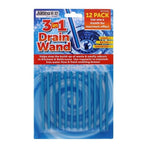 3 in 1 Drain Cleaning Wand Unclogger & Fresh Deodoriser Stick - Blue_8791264