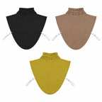 & Maisi Set Of 3 - Detachable Half-Shirt False Collar Set (One Size, 36 x 39cm) - Mocha Frill_8791390_5