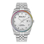 Mathey Tissot Quartz Mens Watch in Stainless Steel - Silver_8792044