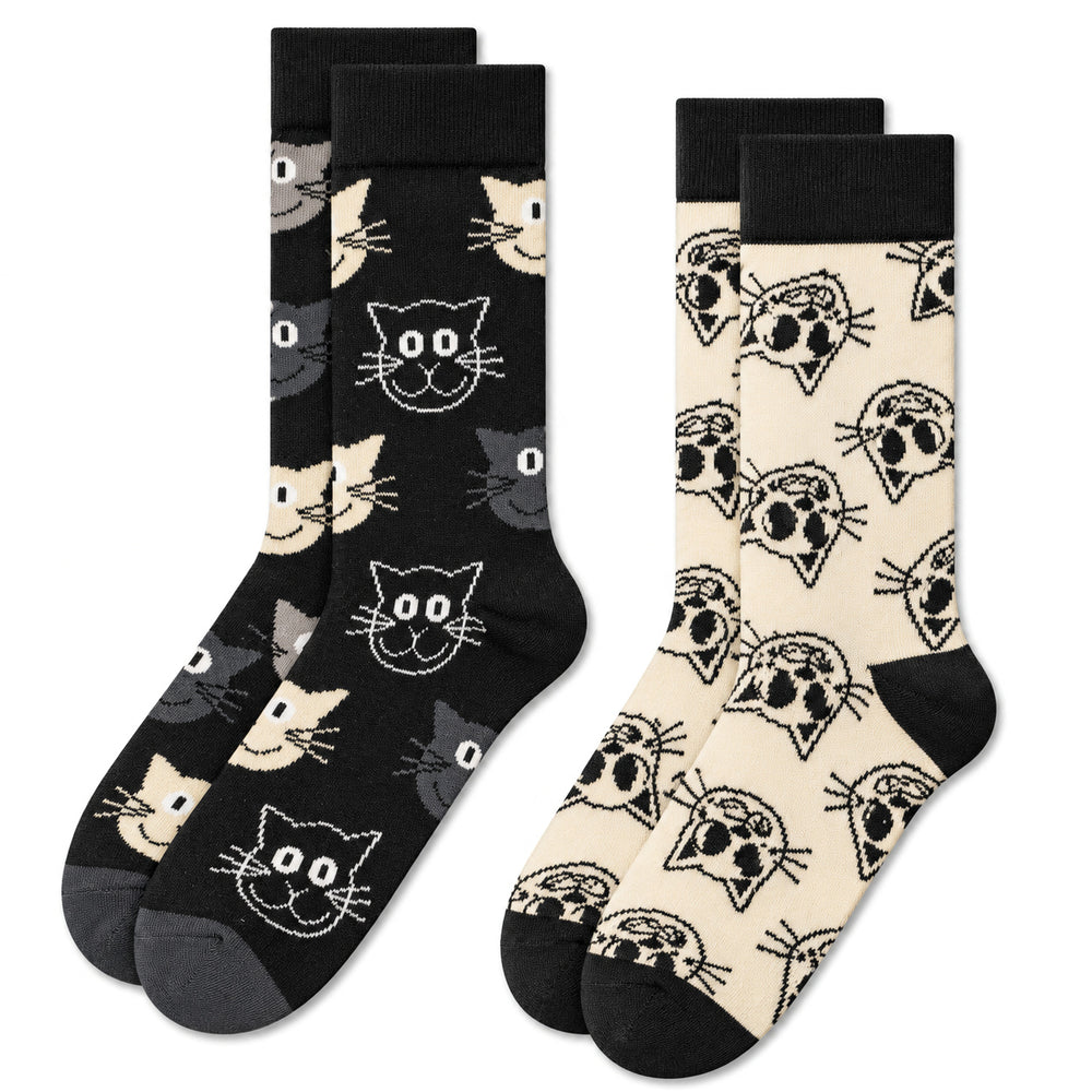 Pack of 2 Happy Socks (Fit Size 7 to 11) - Black_8801018