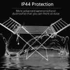 Electric Heated Clothes Drying Rack Non Corrosive Made from Lightweight Durable Aluminium Foldable Design Easy to Store UK Mains Plug_8802299_6