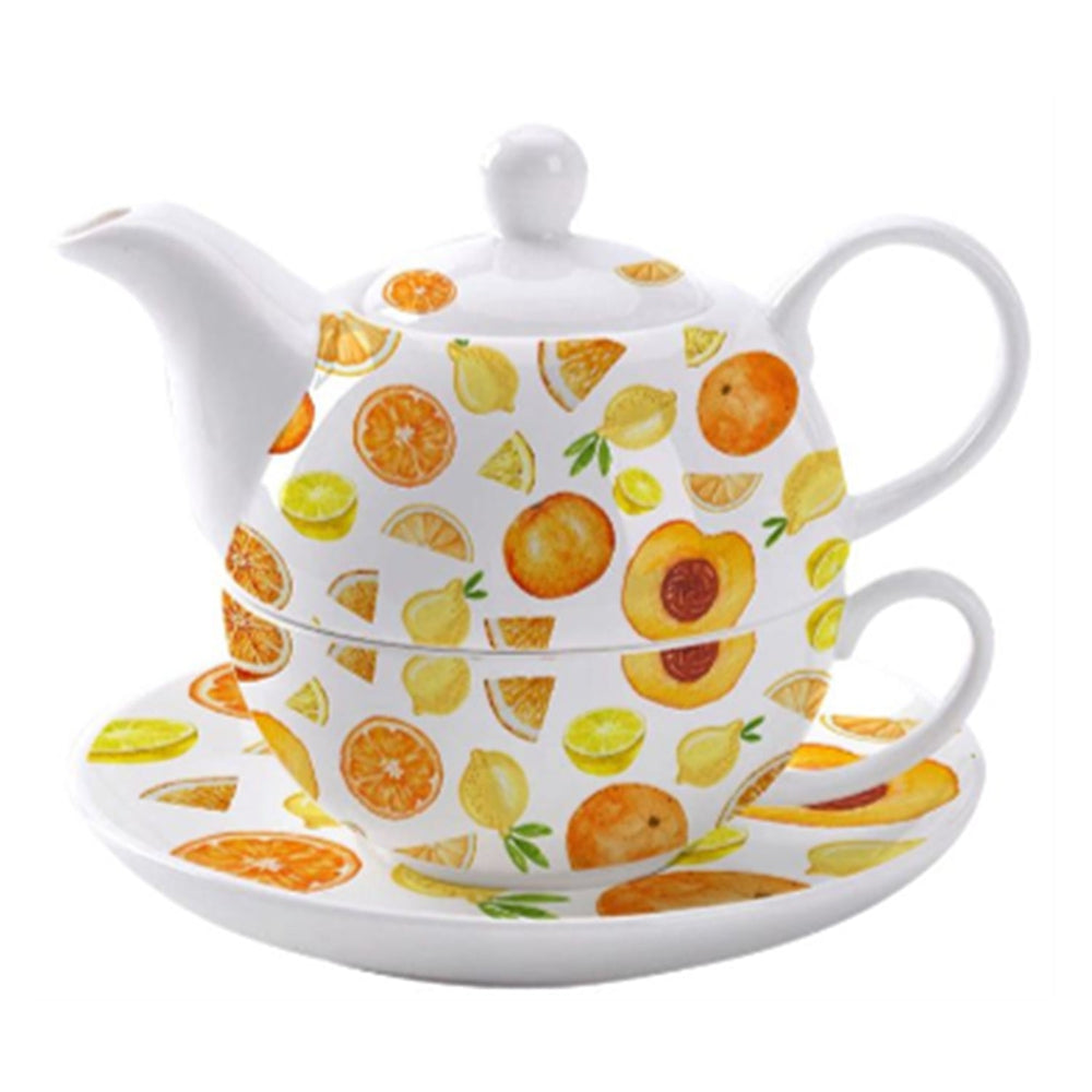 Jameson & Tailor Porcelain Tea for One Set with 380ml Teapot & 220ml Cup