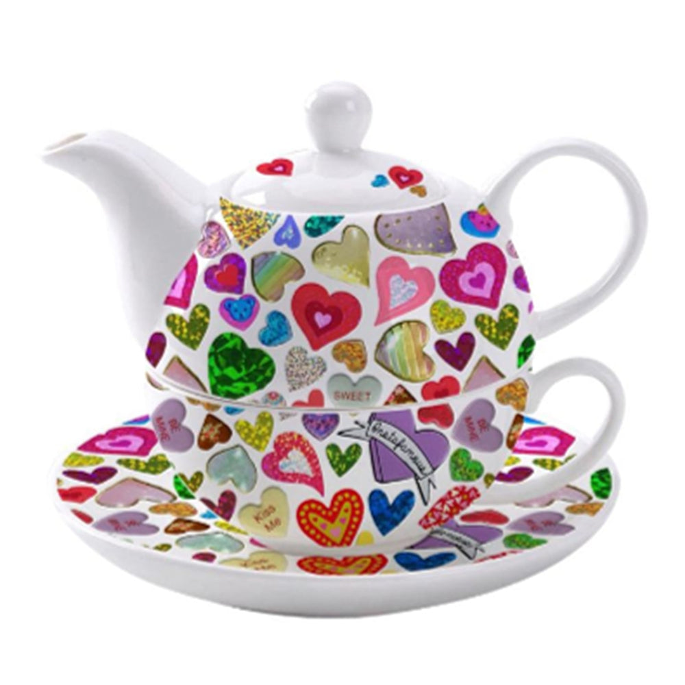 Jameson & Tailor Porcelain Tea for One Set with 380ml Teapot & 220ml Cup