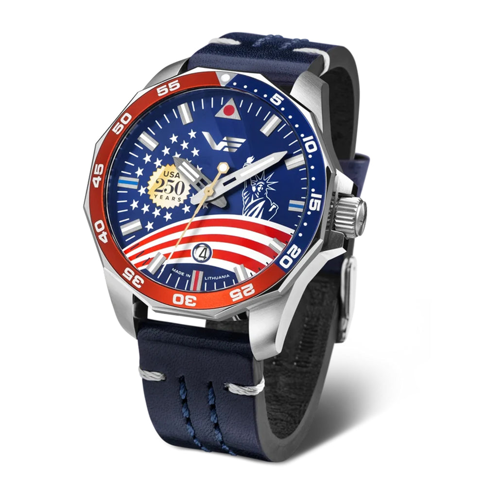 Vostok Europe Automatic Mens Watch in Stainless Steel - Blue_8824436