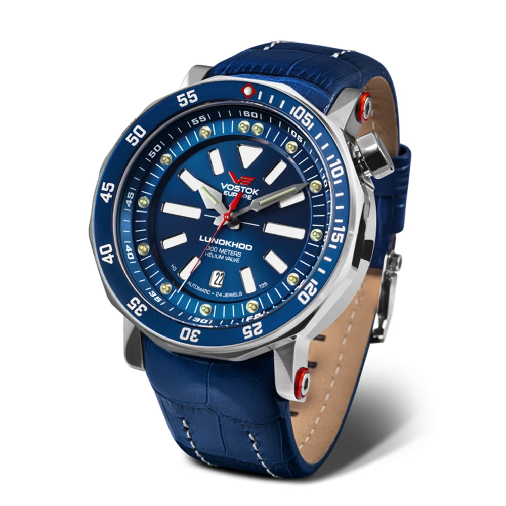 Vostok Europe Automatic Mens Watch in Stainless Steel - Blue_8824437
