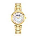 Women Mathey Tissot Molly  Watch with a White Dial and a Silver Rose Stainless Steel Strap in a    Case with 5 ATM of water resistance._8825234