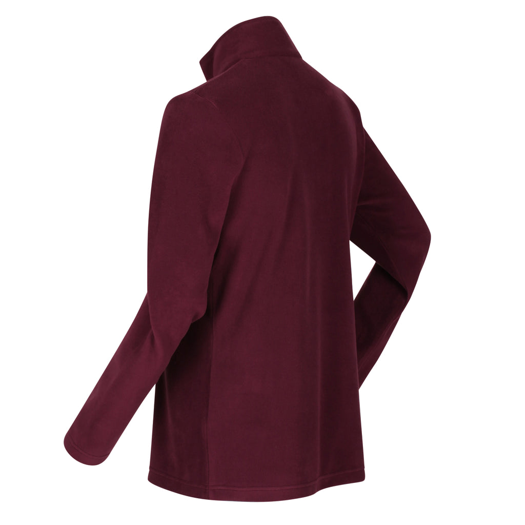 Regatta Womens Lightweight Brushed Half-Zip Fleece (Size 16) - Purple_8825250_8