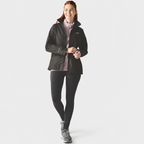 Regatta Womens Waterproof & Windproof Jacket With Hood, Adjustable Cuffs & Adjustable Shockcord (Size 16) - Black_8825826_6