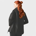 Regatta Womens Waterproof & Windproof Jacket With Hood, Adjustable Cuffs & Adjustable Shockcord (Size 20) - Black_8825853_4
