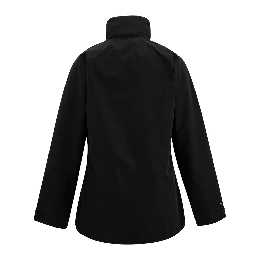 Regatta Womens Waterproof & Windproof Jacket With Hood, Adjustable Cuffs & Adjustable Shockcord (Size 20) - Black_8825853_8