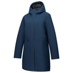 Regatta Womens Waterproof Insulated Jacket With Fleece-Lined Hood & Adjstable Shockcord Waist (Size 12) - Blue_8825879_10
