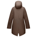 Regatta Womens Waterproof Insulated Jacket With Fleece-Lined Hood & Adjstable Shockcord Waist (Size 18) - Brown_8825888_9