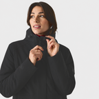 Regatta Womens Waterproof Insulated Jacket With Fleece-Lined Hood & Adjstable Shockcord Waist (Size 12) - Black_8825890_5