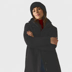 Regatta Womens Waterproof Insulated Jacket With Fleece-Lined Hood & Adjstable Shockcord Waist (Size 14) - Black_8825891_2