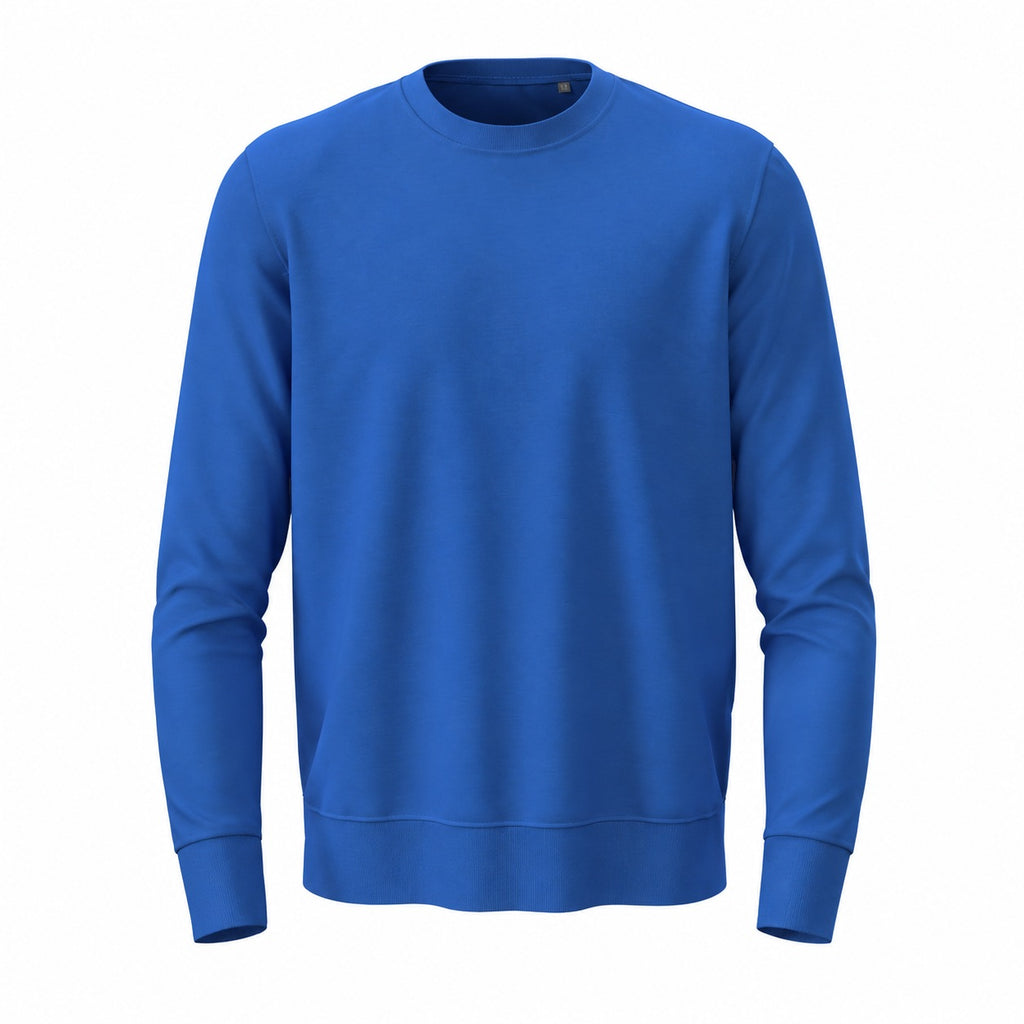 Stedman Classic Cotton-Blend Crew Neck Sweatshirt with Fleece-Lining (Size L) - Bright Royal_8826663