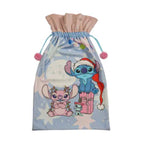 Disney Stitch Festive Christmas Present Gift Sack - Blue_8837341