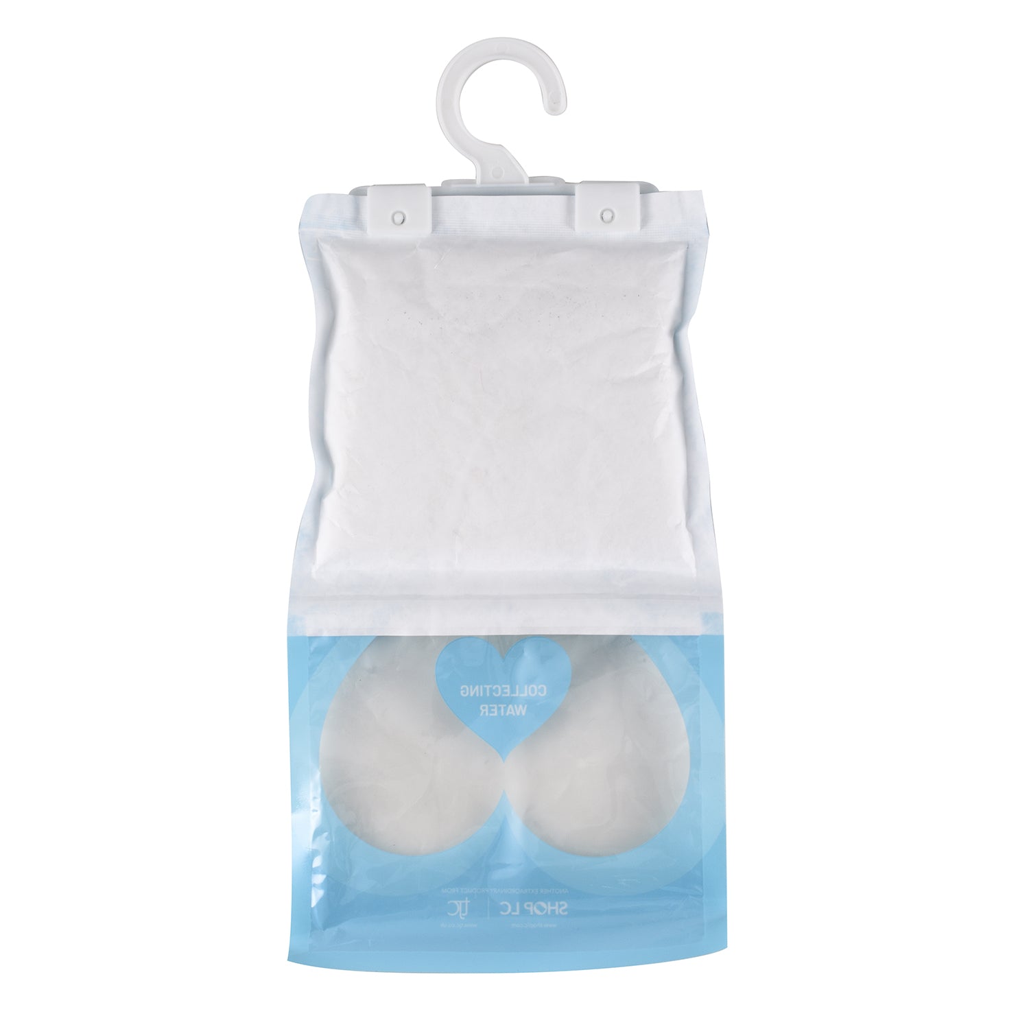 HOMESMART - Set of 5 Hanging Dehumdifier Bag, Frangrance Free, 220g Calcium Chloride per Bag, Hanging Hook_8922749_2