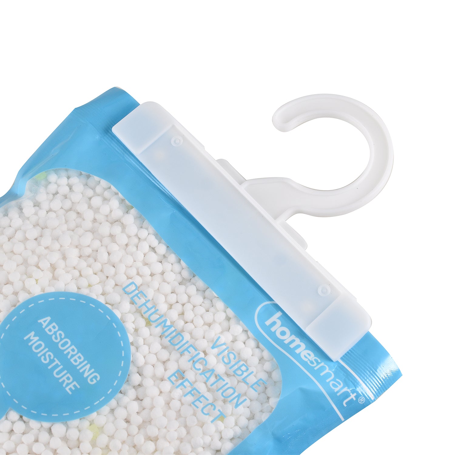 HOMESMART - Set of 5 Hanging Dehumdifier Bag, Frangrance Free, 220g Calcium Chloride per Bag, Hanging Hook_8922749_3
