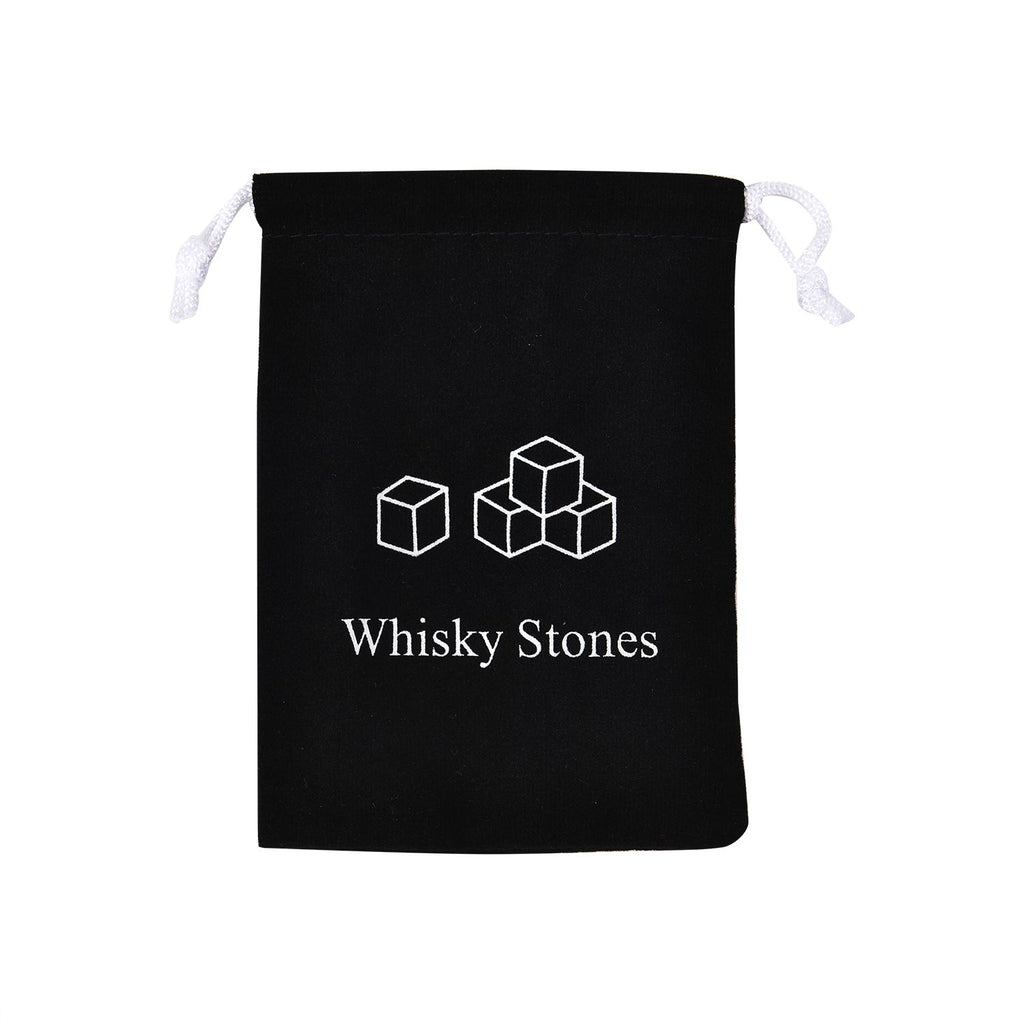 Whiskey Granite Stones and 2 Glasses Gift Set - Brown_8927949_7