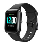 LETSCOM Smart Watch (Inclu.GPS Tracking, Fitness Track, Heart Rate Monitor & Music Control) with Black Colour Strap_8928108