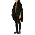 19V69 ITALIA by Alessandro Versace Faux Fur Jacket (One Size) - Black_8964465_2