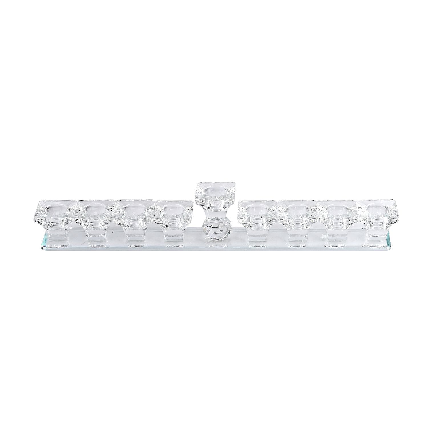 9 Head Candle Holder - Glass