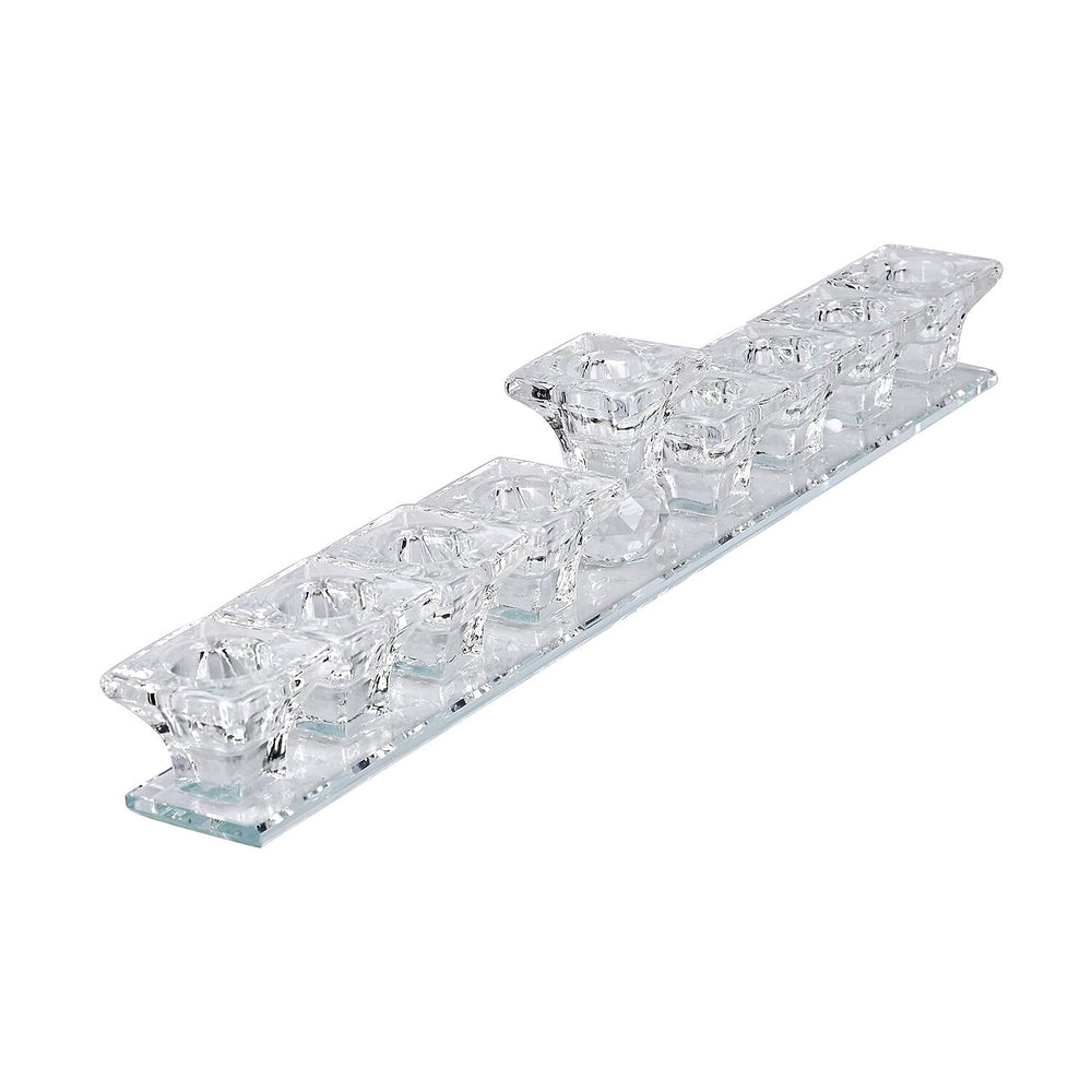 9 Head Candle Holder - Glass