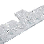 9 Head Candle Holder - Glass