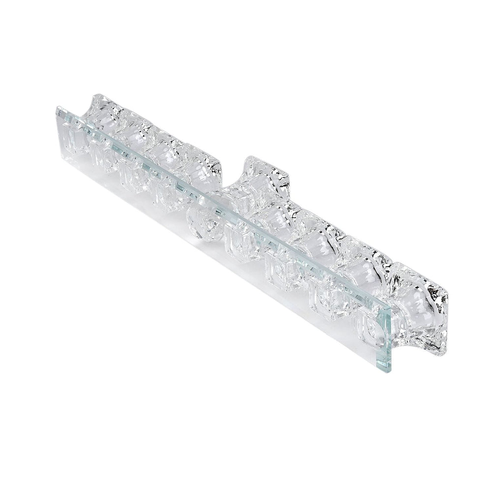 9 Head Candle Holder - Glass