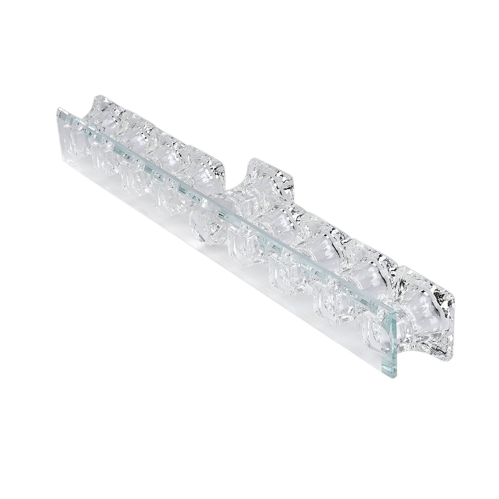 9 Head Candle Holder - Glass