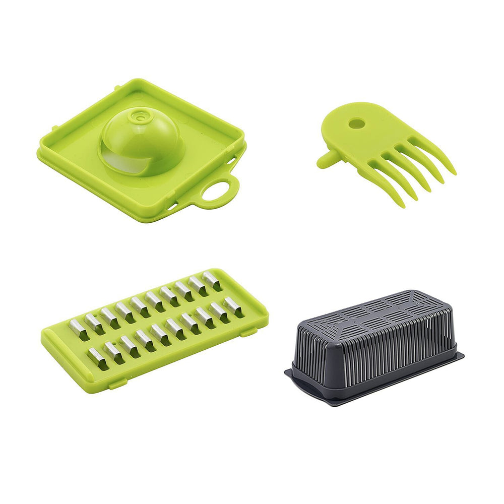 9 in 1 Multi-Function Vegetable Chopper - Green