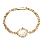 LUXORO 9K Yellow Gold Swiss Movt. Water Resistant Watch in Panther Chain Strap (Size - 7 - 7.5) Gold Wt. 10.31 Gms.