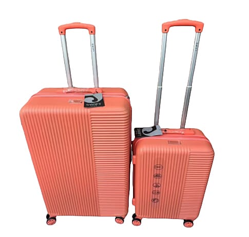 ABS Luggage and Handbag Set (Size 28x20x1 cm) - Orange