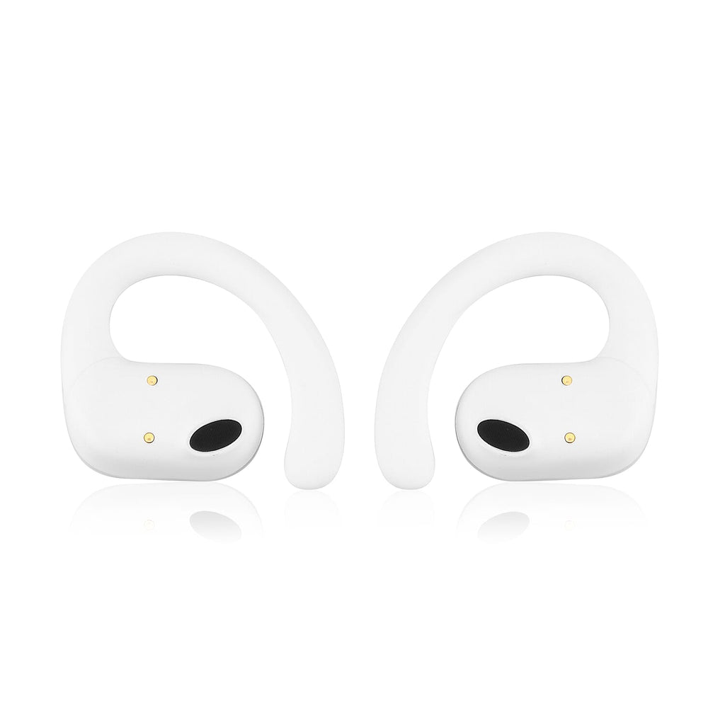 AEMAi-PRO14 Bluetooth Earbuds (BT5.4) with LED Display, 5-6 Hour Talk Time - Type-C Charging - White