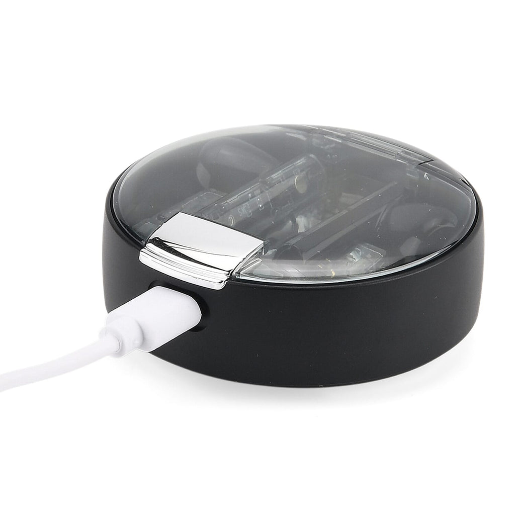 AEMAi-PRO45 Bluetooth V5.3 Earphones - 4-5 Hour Talk Time, 13mm Titanium Speaker - Type-C Charging - Black