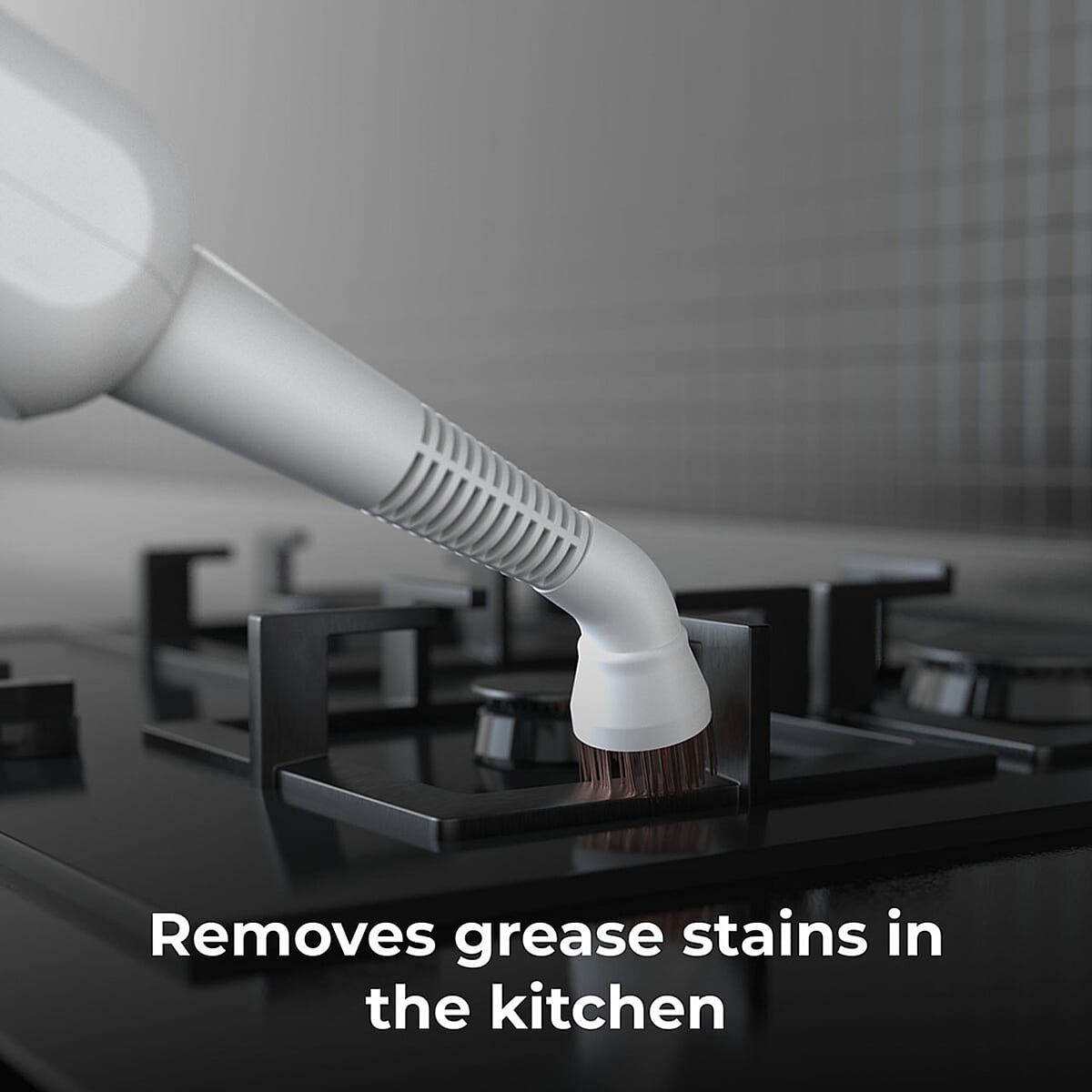 One Time closeout - AENO Steam Cleaner - 7  nozzles,2 nylon brushes, a brass brush, a crevice brush, a jet nozzle, a squeege 130 Degree C kills 99.9% bacteria