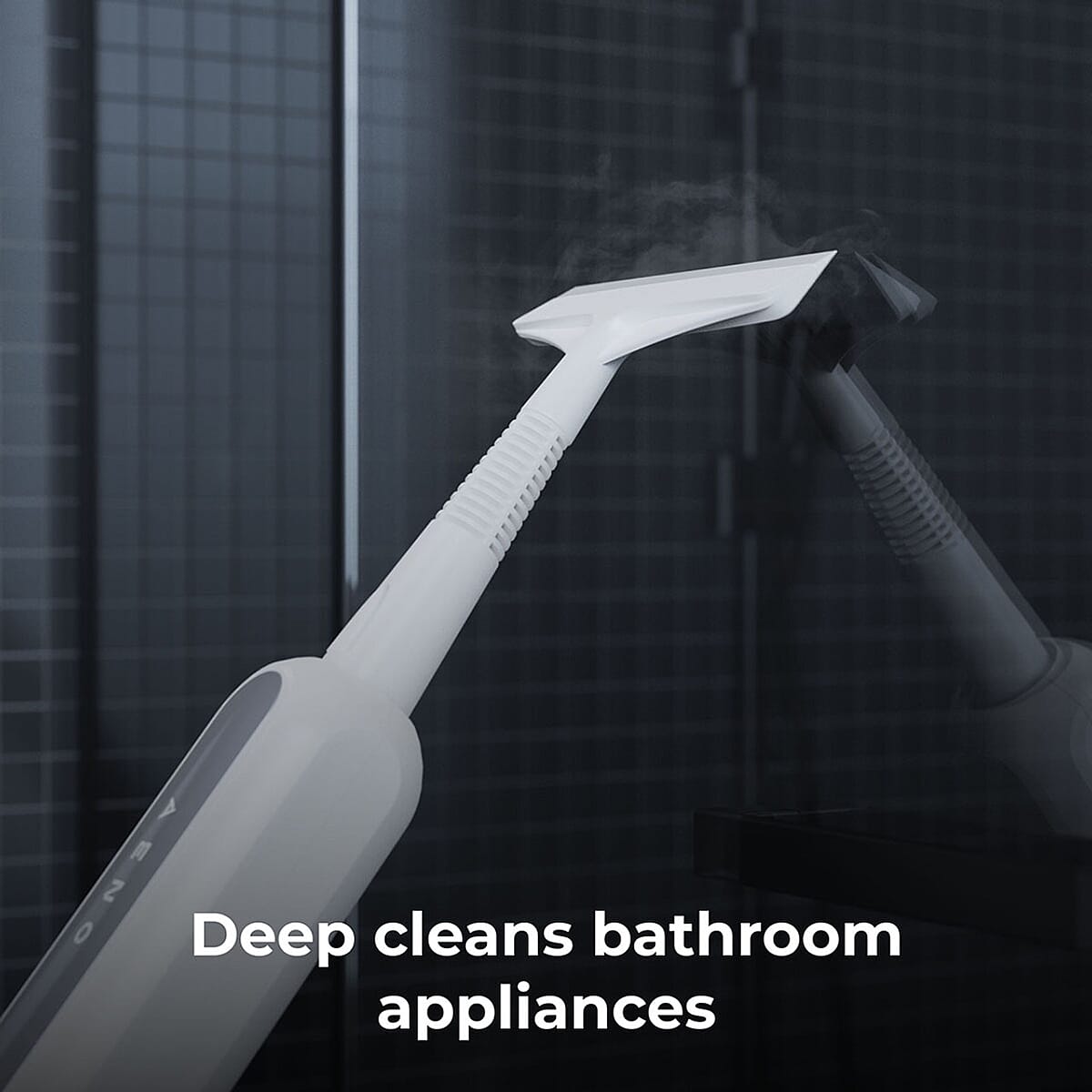 One Time closeout - AENO Steam Cleaner - 7  nozzles,2 nylon brushes, a brass brush, a crevice brush, a jet nozzle, a squeege 130 Degree C kills 99.9% bacteria