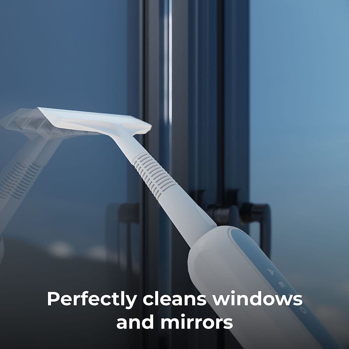 One Time closeout - AENO Steam Cleaner - 7  nozzles,2 nylon brushes, a brass brush, a crevice brush, a jet nozzle, a squeege 130 Degree C kills 99.9% bacteria